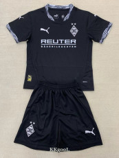 24-25 Monchengladbach Third Kids Soccer Jersey