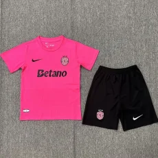 24-25 Sporting Lisbon Pink Kids Soccer Jersey