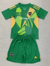 24-25 Boca Green GoalKeeper Kids Soccer Jersey