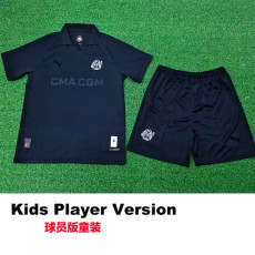 24-25 Marseille Black 125th Anniversary Kids Player Version Soccer Jersey (球员童装)