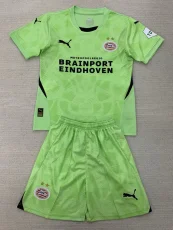 24-25 PSV Green GoalKeeper Kids Soccer Jersey
