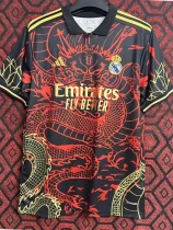 24-25 RMA Red Black Special Edition Training Shirts *黑红龙纹