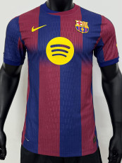 25-26 BAR Red Blue Special Edition Player Version Soccer Jersey