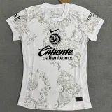 24-25 Club America White Goalkeepe Women Soccer Jersey (女)