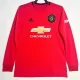 2019-2020 Man Utd Home Long Sleeve Retro Soccer Jersey (长袖)