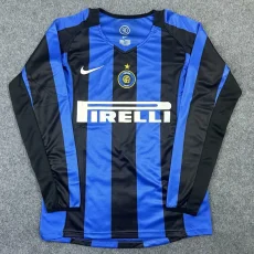 2004-2005 INT Home Long Sleeve Retro Soccer Jersey (长袖)