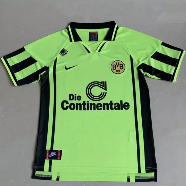 1996-1997 Dortmund Home Retro Soccer Jersey