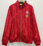 2006-2007 Man Utd Green Yellow Retro Double Sided Windbreaker (双面风衣)