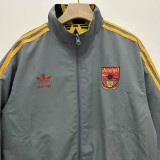 1991 ARS Golden & Grey Retro Double Sided Windbreaker (双面风衣)