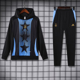 24-25 Argentina Black Hoodie Tracksuit (卫衣套装)