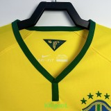 2014 Brazil Home Retro Soccer Jersey