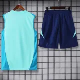 24-25 Flamengo Light green Tank top and shorts suit *背心套装