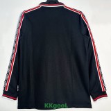 1998-1999 Man Utd Black Long Sleeve Retro Soccer Jersey (长袖)