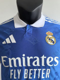 25-26 RMA Blue Special Edition Player Version Training Shirts *翻领