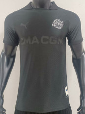 24-25 Marseille Black 125th Anniversary Player Version Soccer Jersey