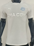 24-25 Marseille White 125th Anniversary Player Version Soccer Jersey