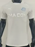 24-25 Marseille White 125th Anniversary Player Version Soccer Jersey