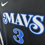 23-24 Dallas Mavericks DAVIS #3 Black City Edition Top Quality Hot Pressing NBA Jersey(V领)