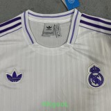 25-26 RMA White Special Edition Fans Training Shirts (紫色标)
