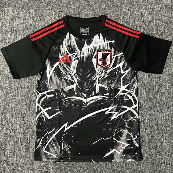 25-26 Japan Black Special Edition Fans Soccer Jersey (赛亚人)