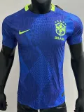 25-26 Brazil W Away Player Version Soccer Jersey #带星