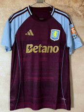 25-26 Aston Villa Red Special Edition Fans Soccer Jersey