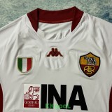 2001-2002 Roma Away Retro Long Sleeve Soccer Jersey (长袖)