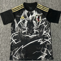 25-26 Japan Black Special Edition Fans Soccer Jersey (金边赛亚)