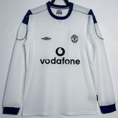 1999-2000 Man Utd Third Long Sleeve Retro Soccer Jersey (长袖)