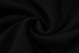 A2438 AJ Green Black Casual Short Pants