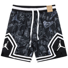 C2441 AJ Black Casual Short Pants