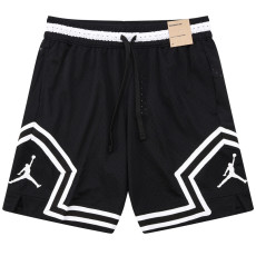 A2401 AJ Black Casual Short Pants