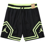 A2437 AJ Green Black Casual Short Pants
