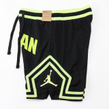 A2438 AJ Green Black Casual Short Pants