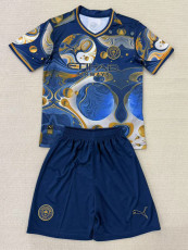 25-26 Man City Blue Concept Edition Kids Soccer Jersey