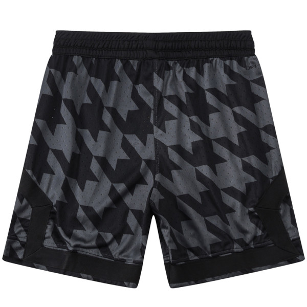 C2443 AJ Black Grey Casual Short Pants