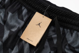 C2443 AJ Black Grey Casual Short Pants