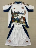 25-26 Bayern White Special Edition Kids Soccer Jersey
