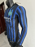 25-26 INT Home Long Sleeve Player Version Soccer Jersey (长袖球员)(前带广告)
