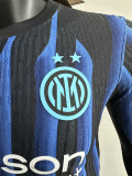 25-26 INT Home Long Sleeve Player Version Soccer Jersey (长袖球员)(前带广告)