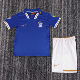 1996 Italy Home Kids Retro Soccer Jersey