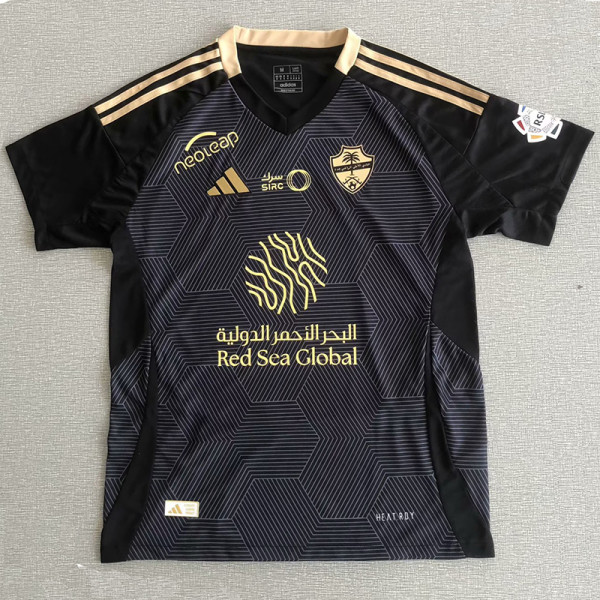 24-25 Al-Ahli Saudi Black Fans Soccer Jersey