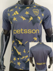 25-26 Boca Juniors Grey Player Version Soccer Jersey