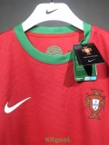 2012 Portugal Home Player Version 长袖球员 Long Sleeve Retro Soccer Jersey