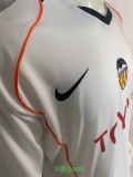 2004-2005 Valencia Home Retro Soccer Jersey
