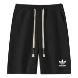 2025 AD Black Pure Cotton Fabric Casual Short Pants *黑