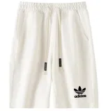 2025 AD White Pure Cotton Fabric Casual Short Pants