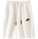 2025 NK White Pure Cotton Fabric Casual Short Pants