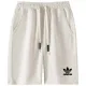 2025 AD Light gray Pure Cotton Fabric Casual Short Pants *浅灰