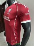 25-26 LIV  Red Player Version Soccer Jersey